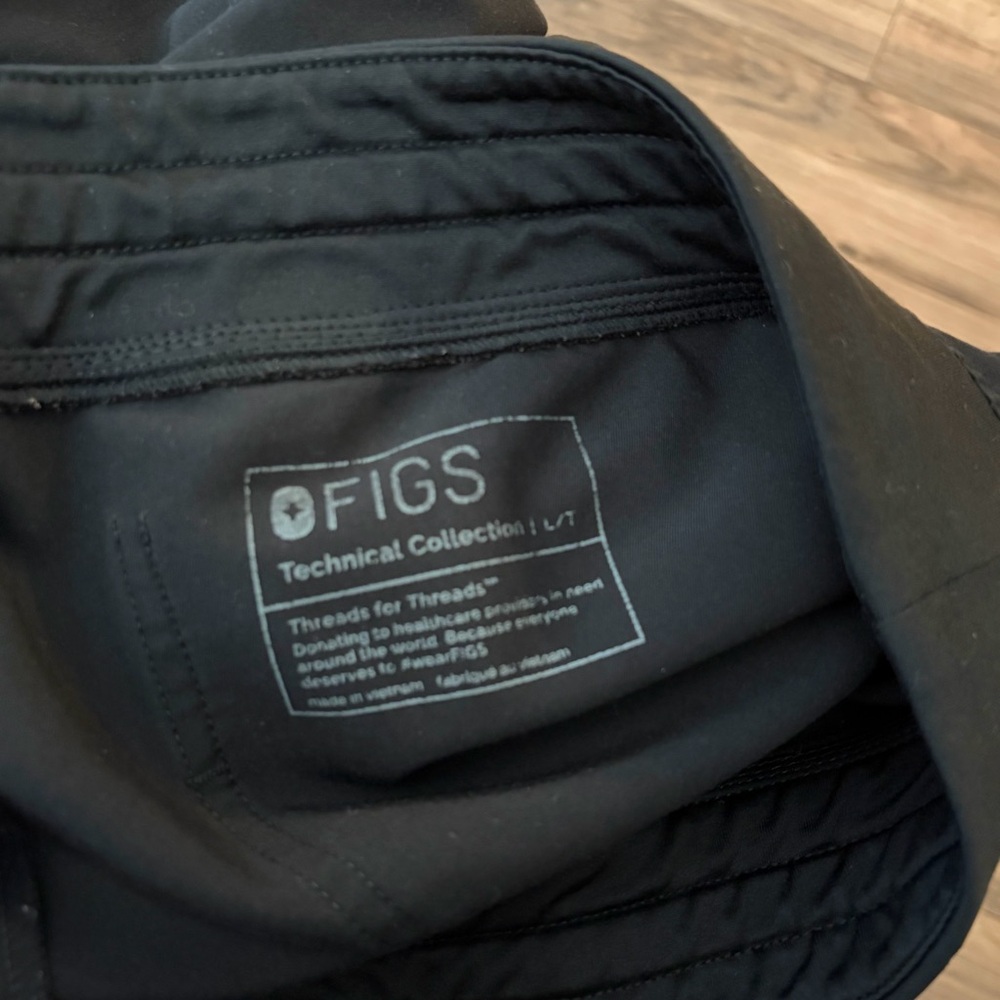 Figs Technical Collection Black Pants
